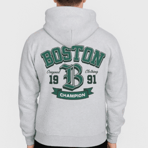 Boston Champion Hoodie – Classic Gray